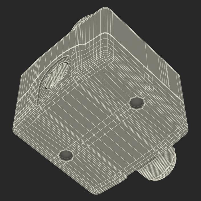 Industrial Push Button Switch 3D model