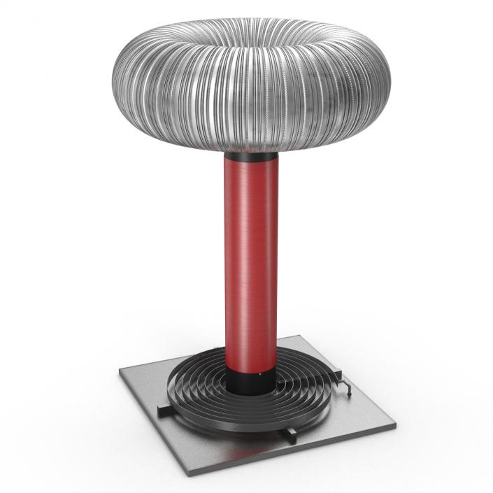 3D model Tesla Coil