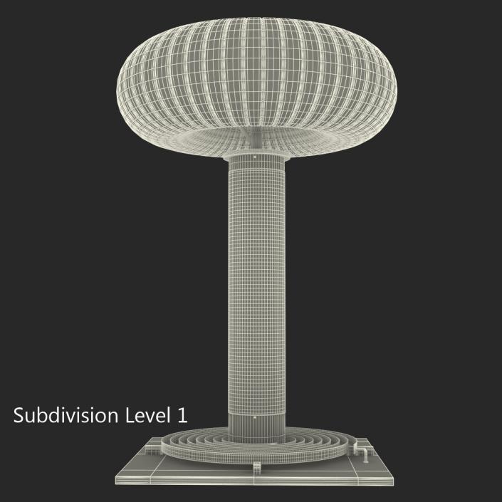 3D model Tesla Coil