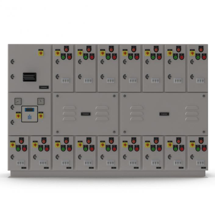 Industrial Electrical Panel 3D