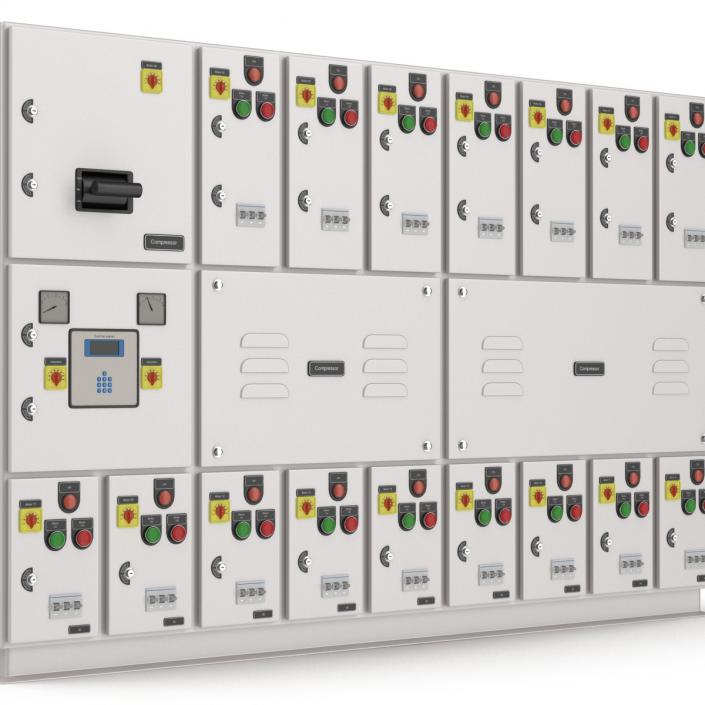 Industrial Electrical Panel 3D