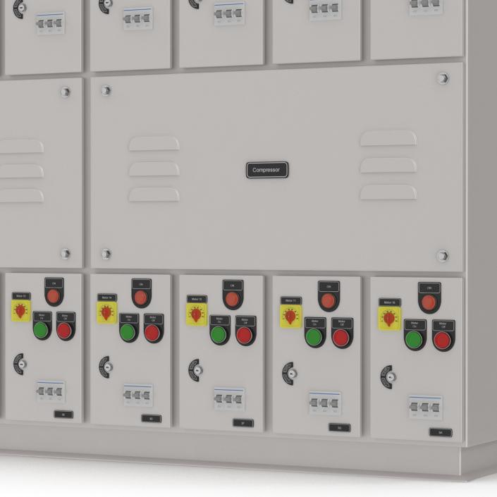 Industrial Electrical Panel 3D