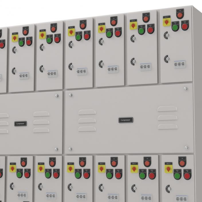 Industrial Electrical Panel 3D