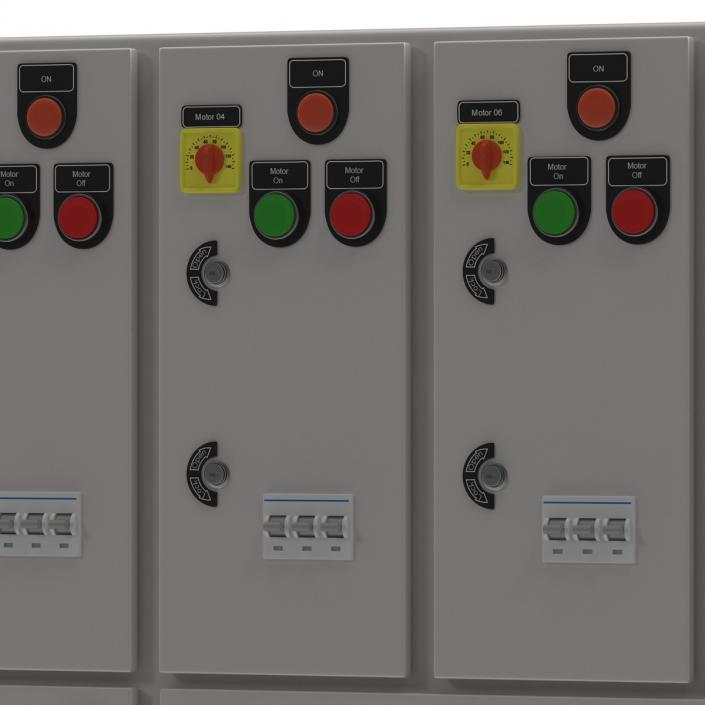 Industrial Electrical Panel 3D