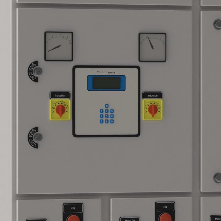 Industrial Electrical Panel 3D