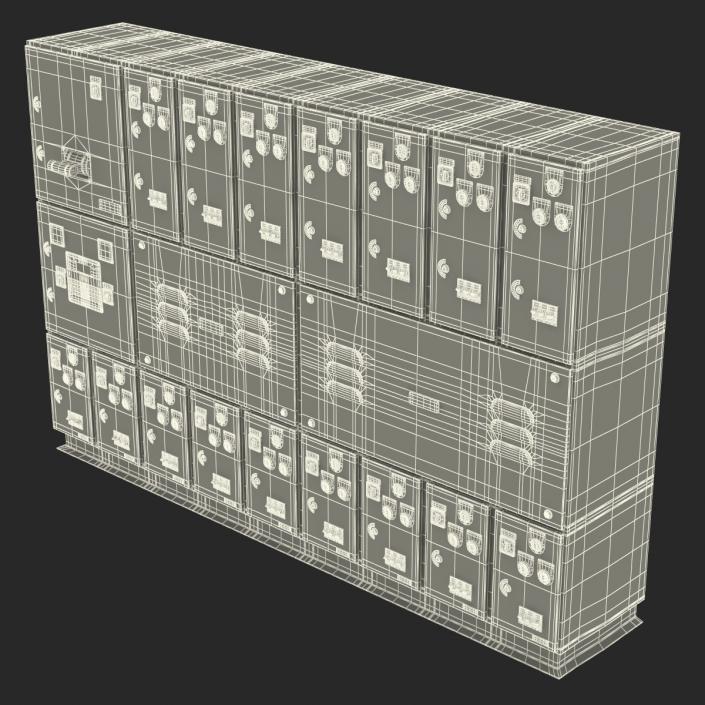 Industrial Electrical Panel 3D