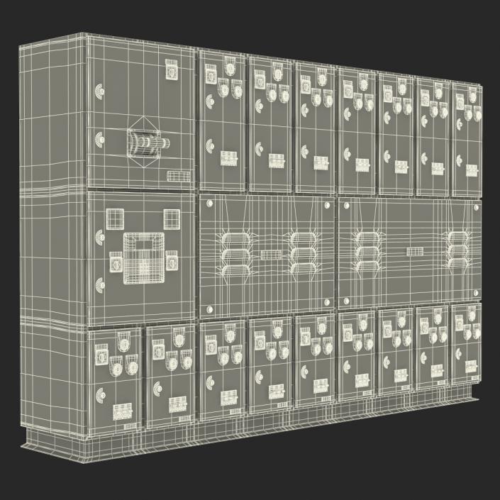 Industrial Electrical Panel 3D