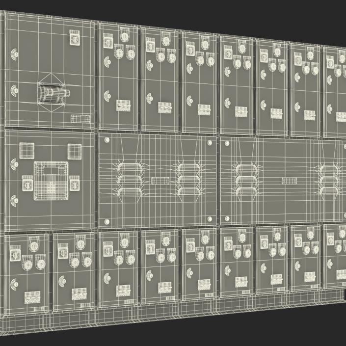 Industrial Electrical Panel 3D