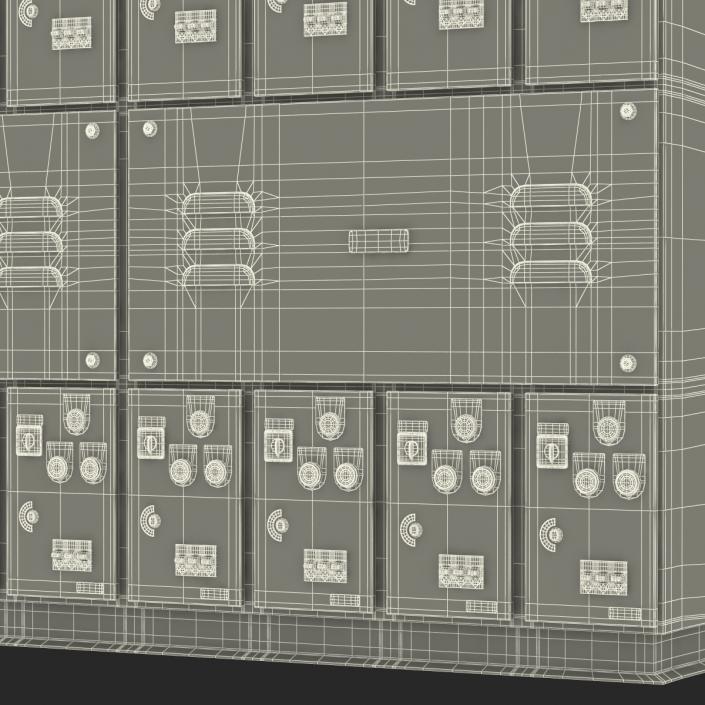 Industrial Electrical Panel 3D