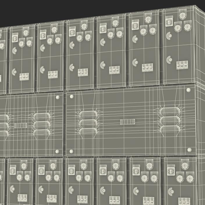 Industrial Electrical Panel 3D