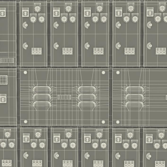 Industrial Electrical Panel 3D