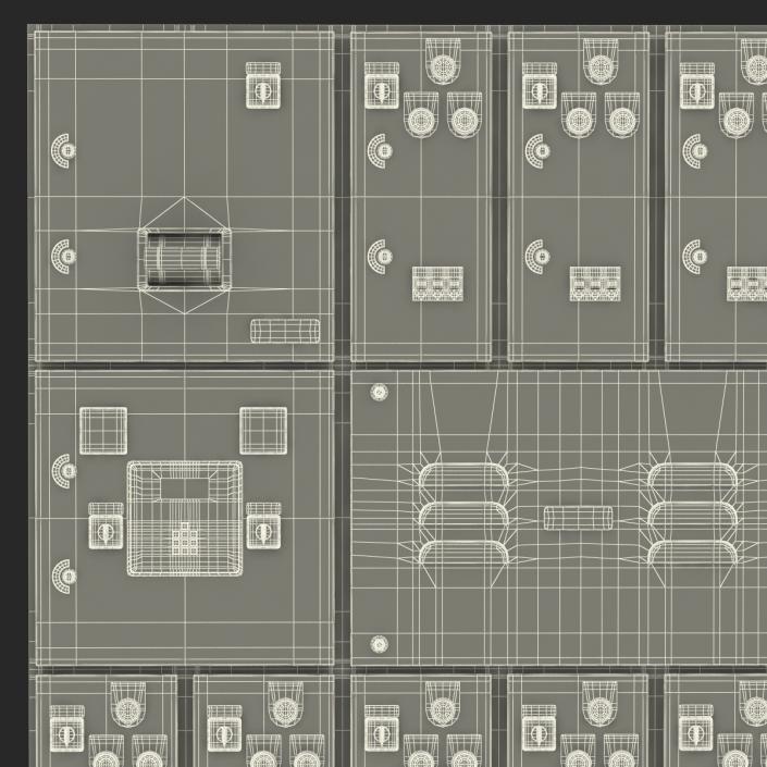 Industrial Electrical Panel 3D