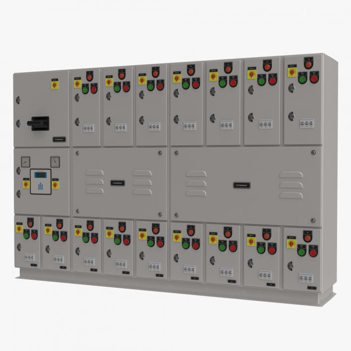 Industrial Electrical Panel 3D