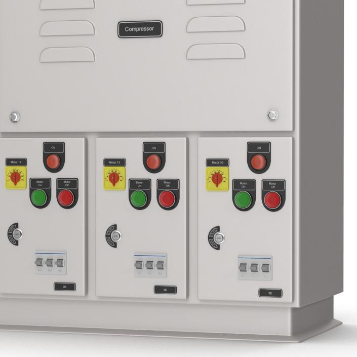 Industrial Electrical Panel 2 3D model