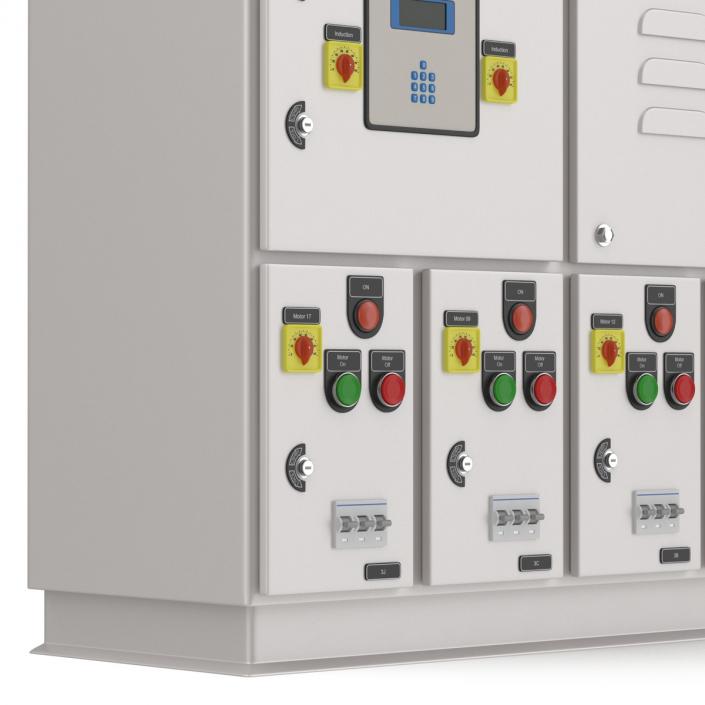 Industrial Electrical Panel 2 3D model