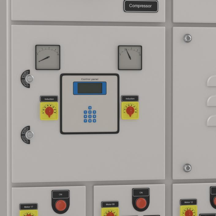 Industrial Electrical Panel 2 3D model