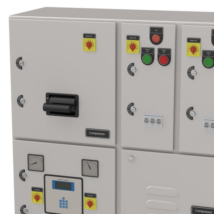 Industrial Electrical Panel 2 3D model