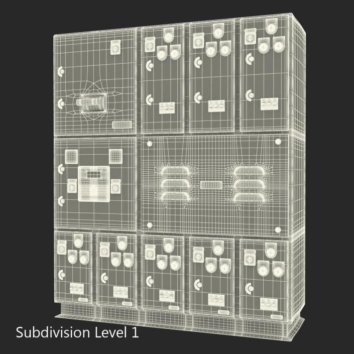 Industrial Electrical Panel 2 3D model