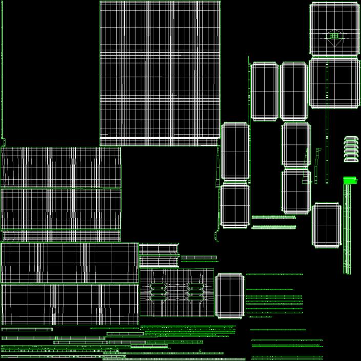 Industrial Electrical Panel 2 3D model