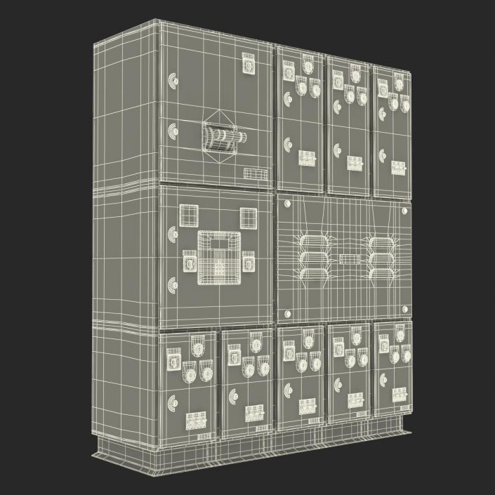 Industrial Electrical Panel 2 3D model