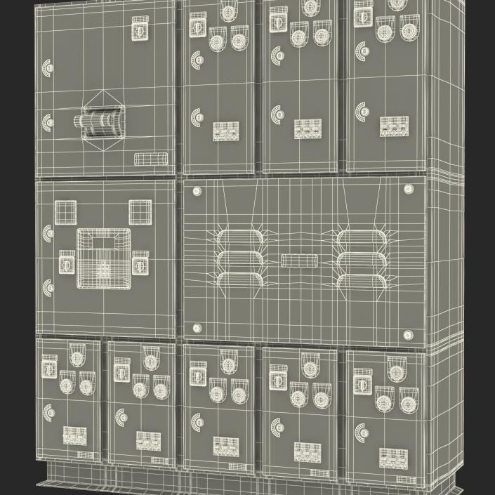 Industrial Electrical Panel 2 3D model