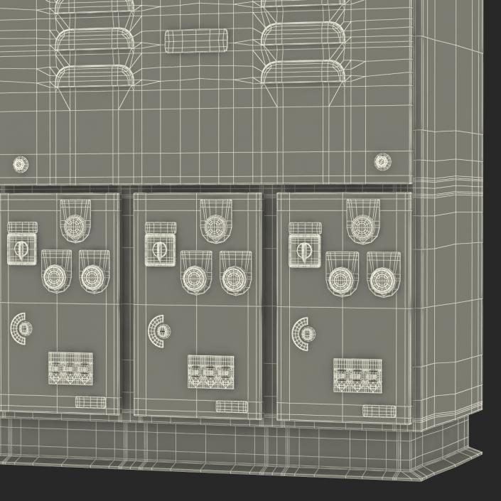 Industrial Electrical Panel 2 3D model