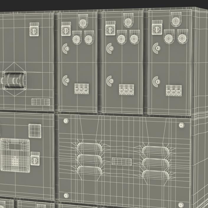 Industrial Electrical Panel 2 3D model