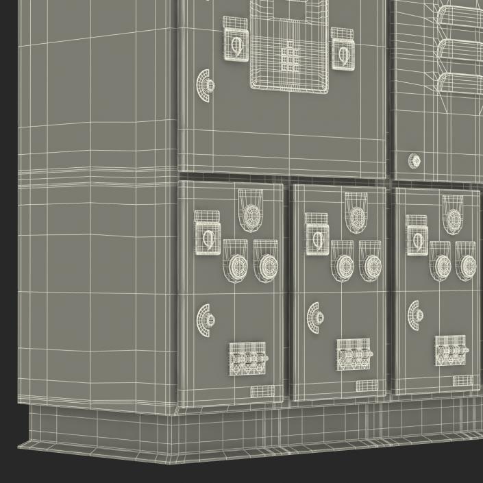 Industrial Electrical Panel 2 3D model