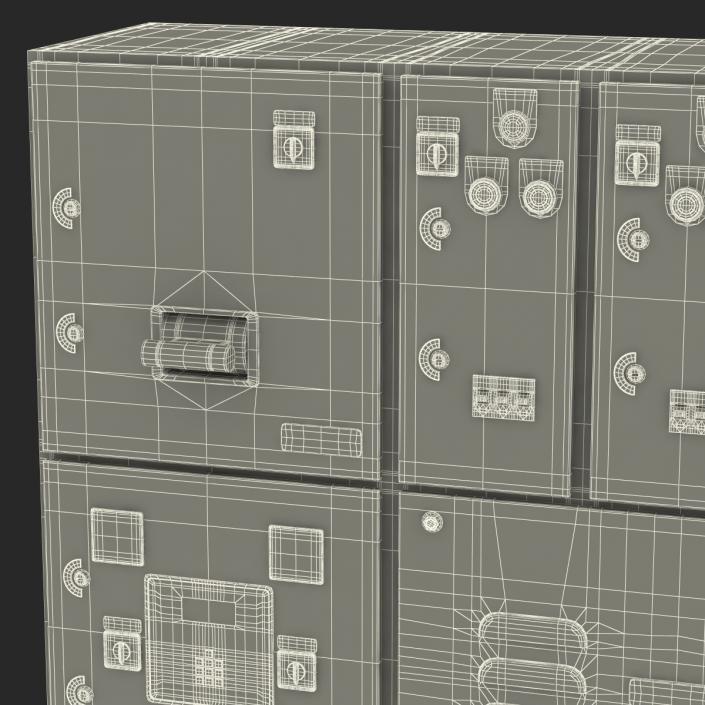 Industrial Electrical Panel 2 3D model