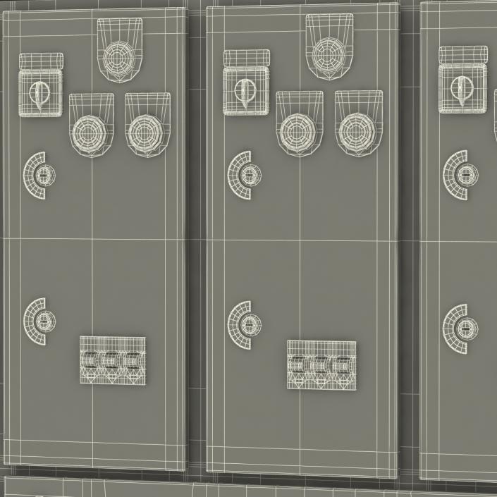 Industrial Electrical Panel 2 3D model