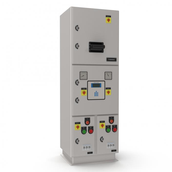 Industrial Electrical Panel 3 3D model