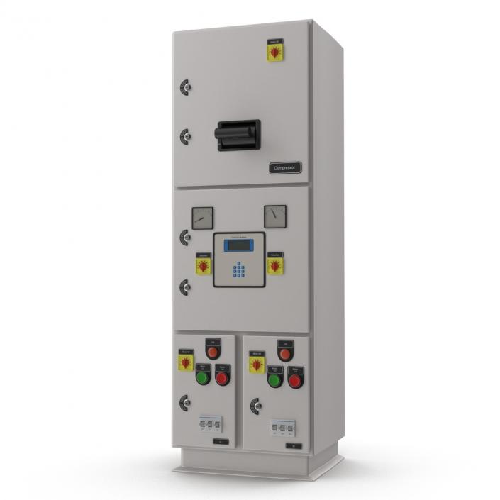 Industrial Electrical Panel 3 3D model