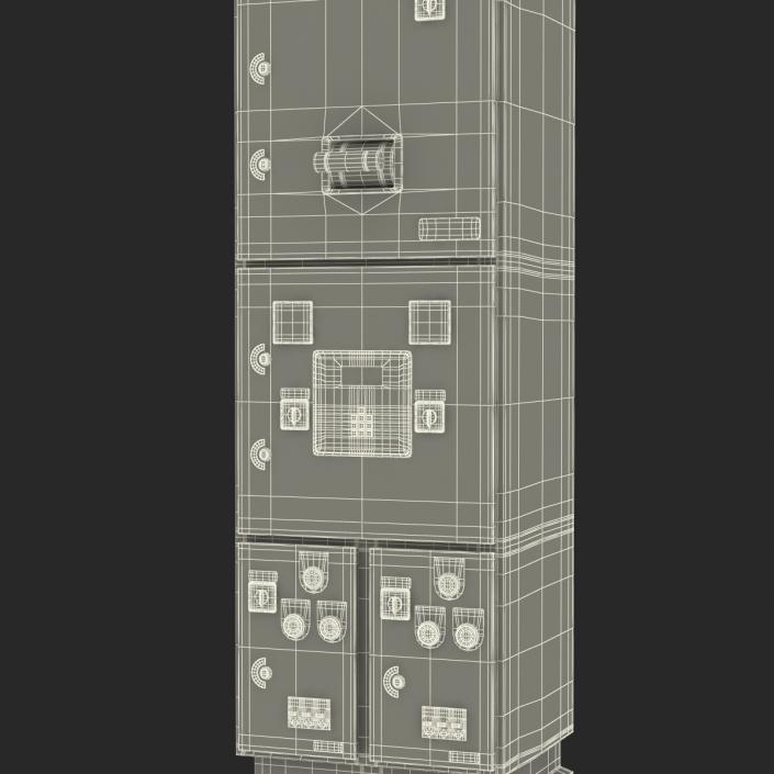 Industrial Electrical Panel 3 3D model