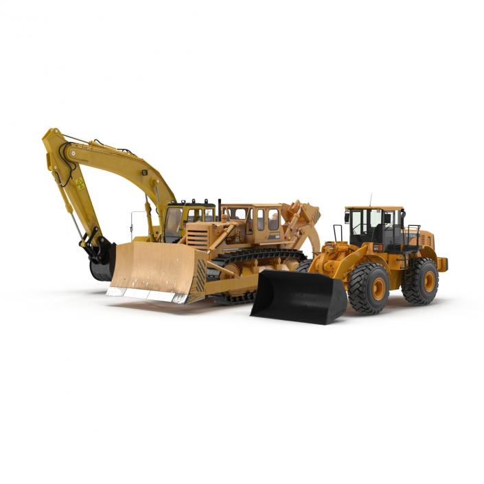 Construction Vehicles Collection 3D