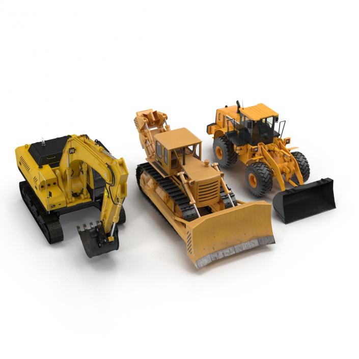 Construction Vehicles Collection 3D