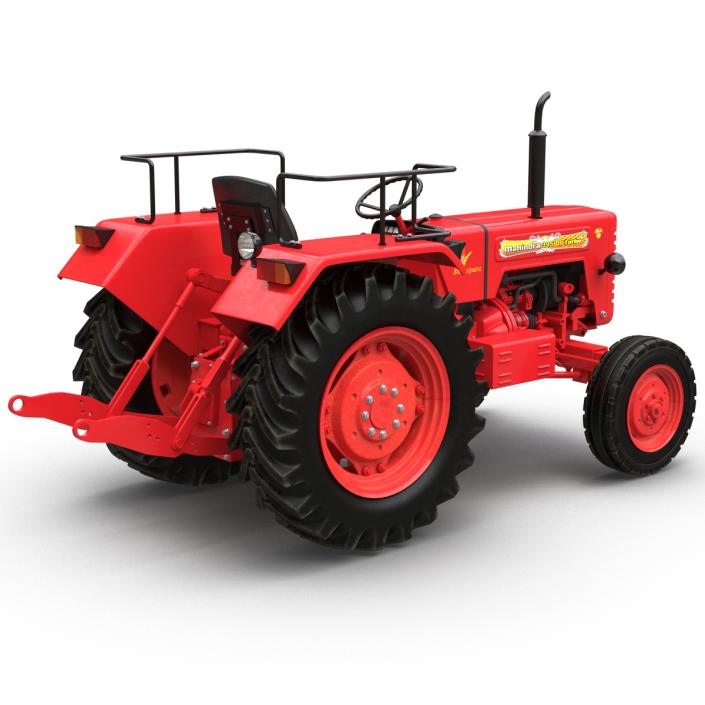 3D model Tractor Mahindra 395 DI Rigged