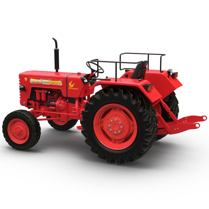 3D model Tractor Mahindra 395 DI Rigged