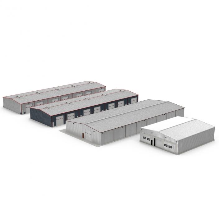 Warehouse Buildings 3D Models Collection 2 3D