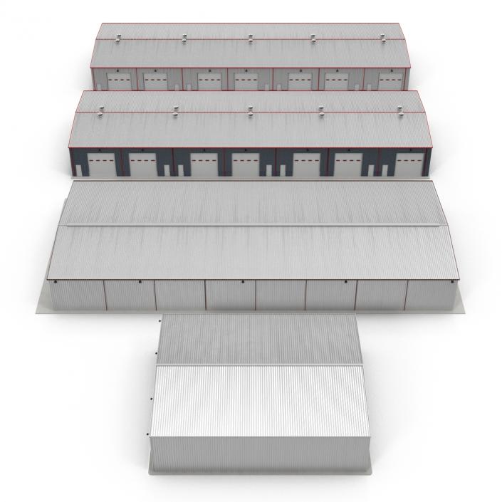 Warehouse Buildings 3D Models Collection 2 3D