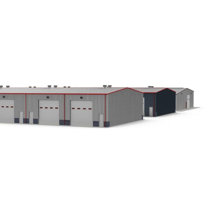 Warehouse Buildings 3D Models Collection 2 3D