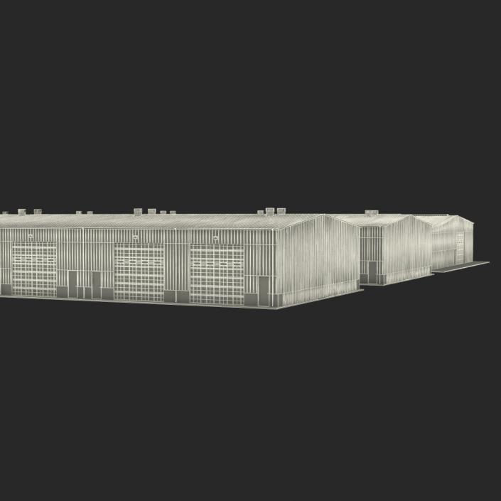 Warehouse Buildings 3D Models Collection 2 3D