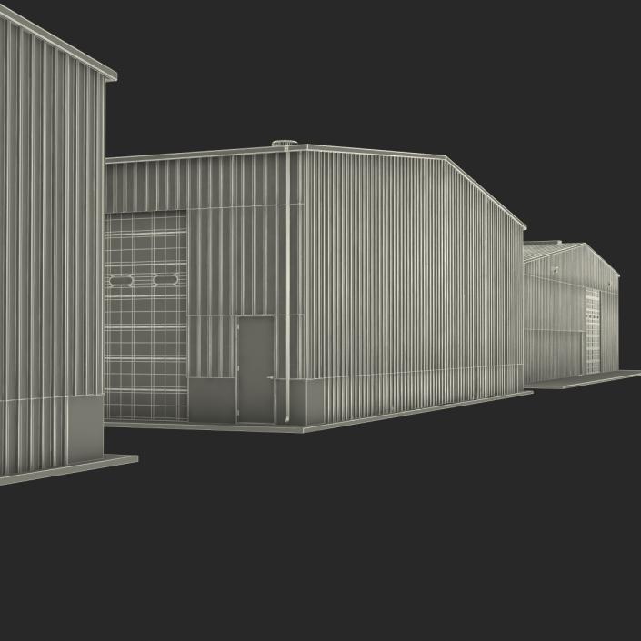 Warehouse Buildings 3D Models Collection 2 3D