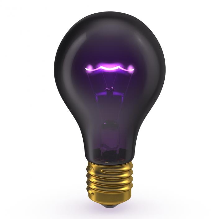 3D model Blacklight Bulb