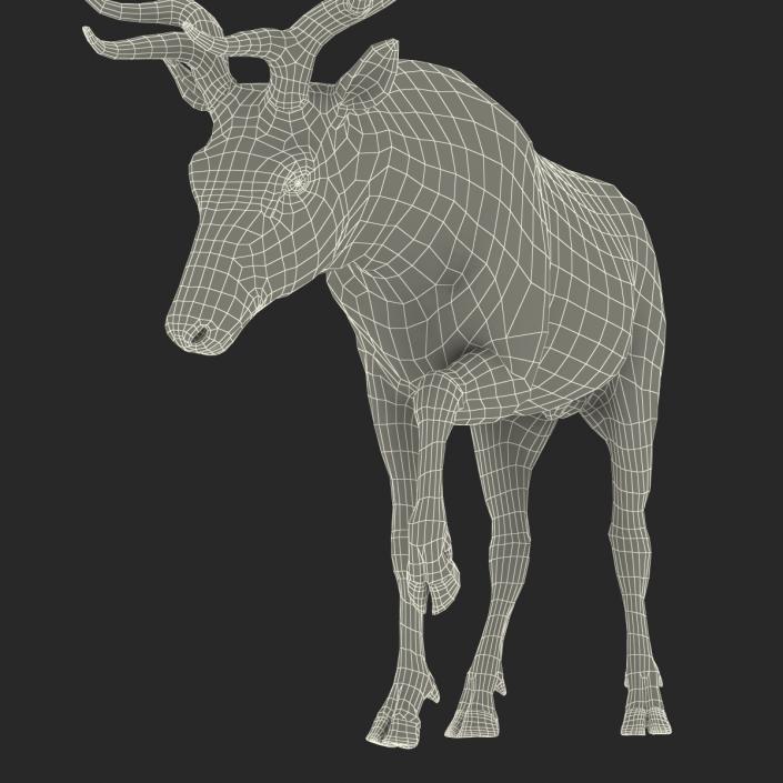 3D model Elk Pose 4