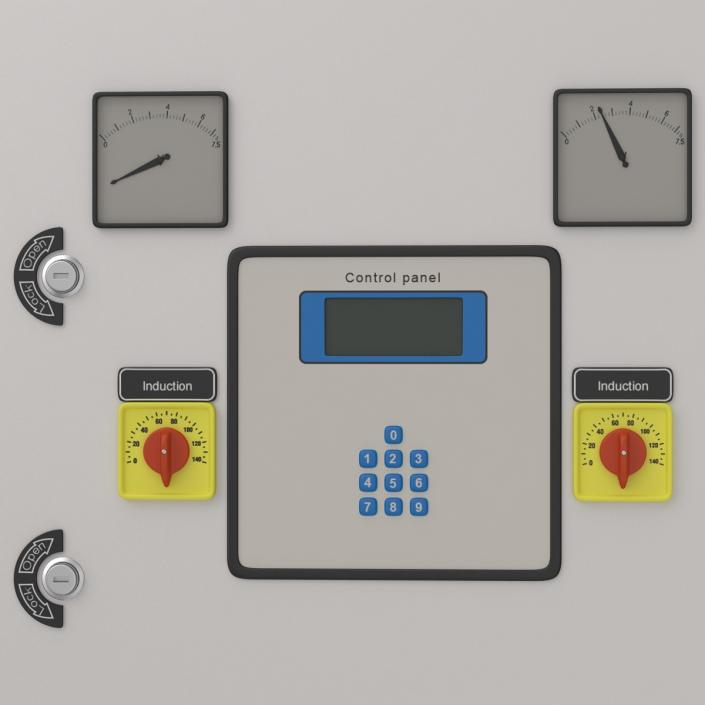 Industrial Electrical Panel 5 3D model