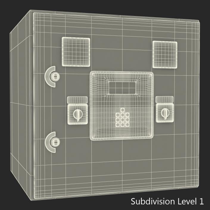 Industrial Electrical Panel 5 3D model