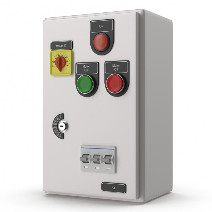 Industrial Electrical Panel 6 3D model