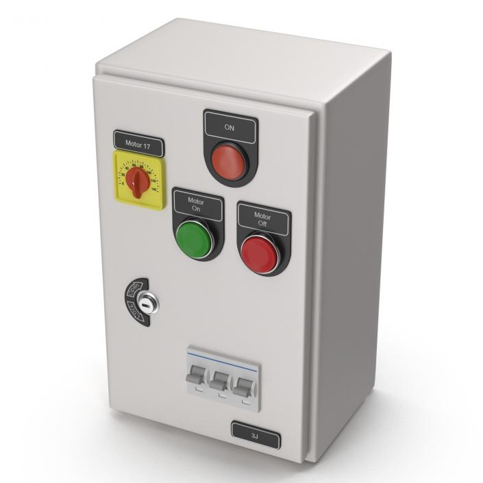 Industrial Electrical Panel 6 3D model