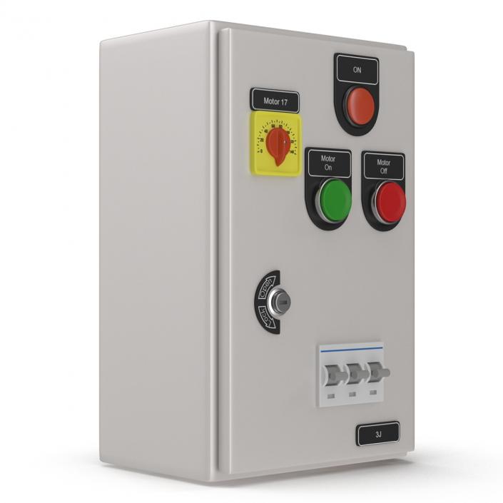 Industrial Electrical Panel 6 3D model