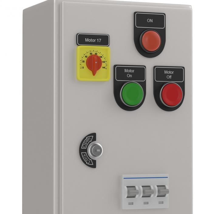 Industrial Electrical Panel 6 3D model